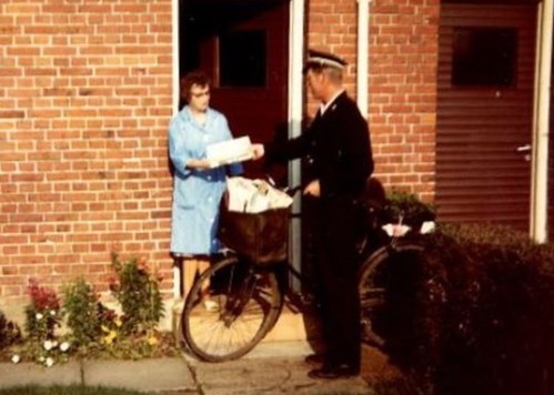 Postbude - Landpost, Tranbjerg 1959